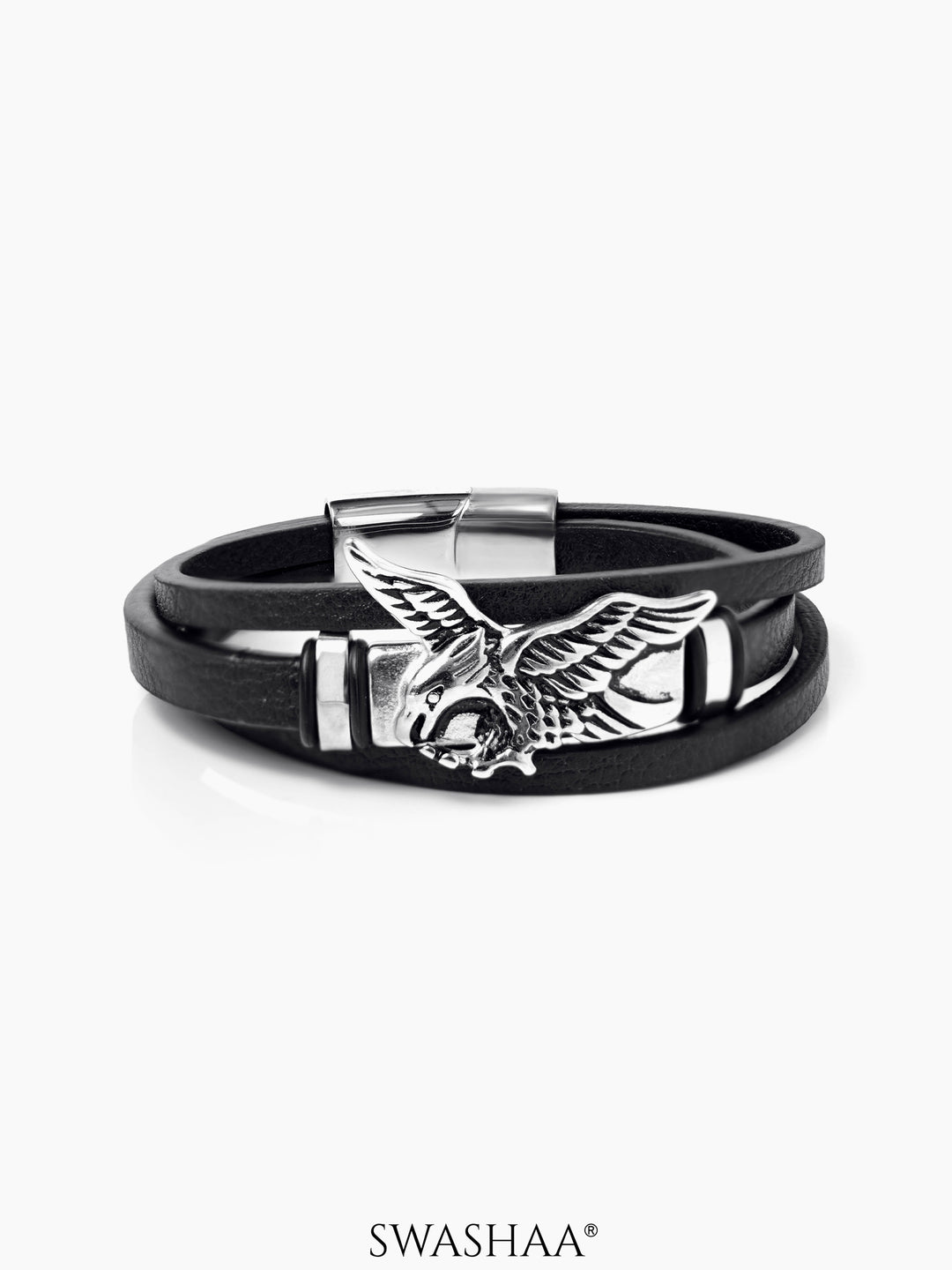 Falwn Men's Leather Bracelet