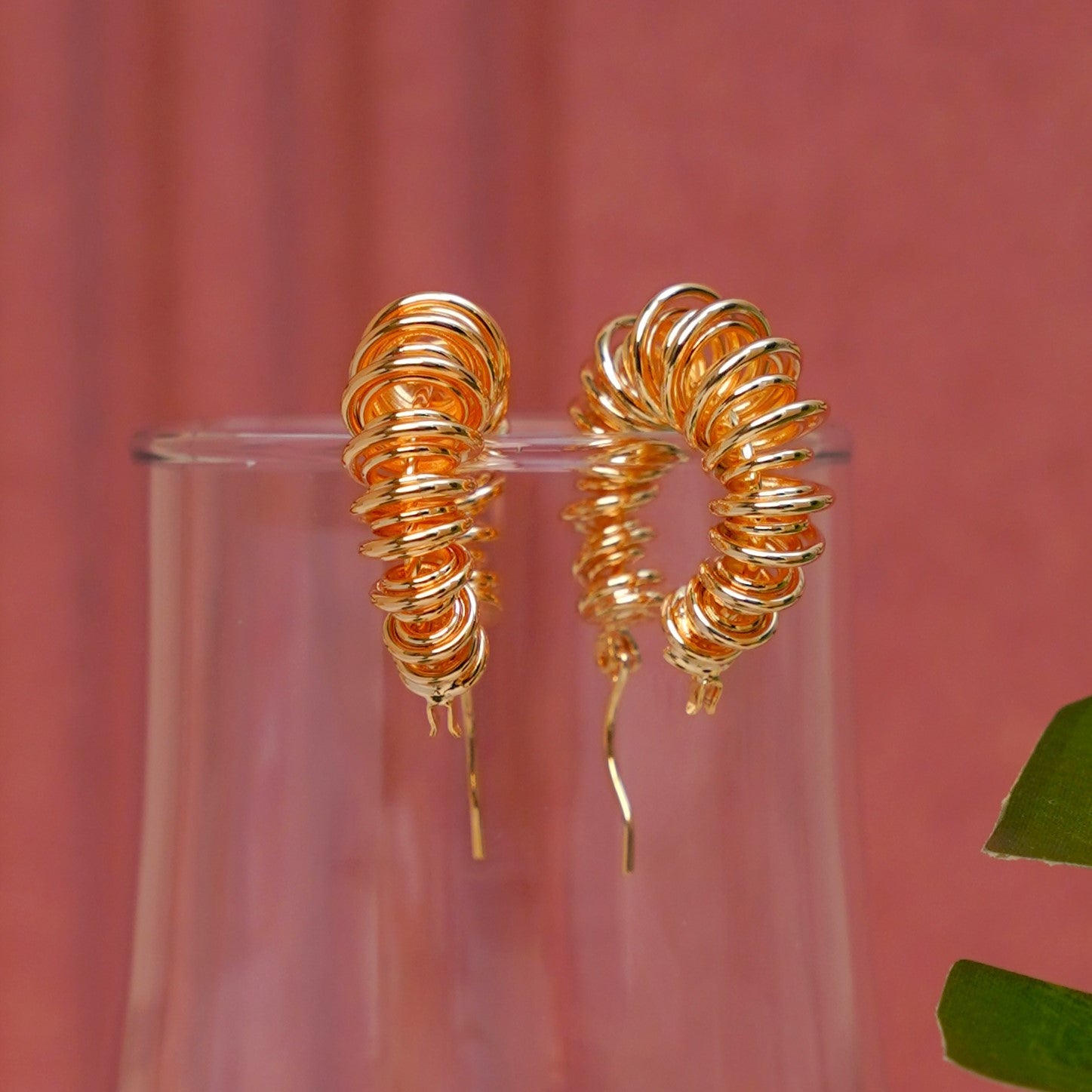 Fedella Hoop 18K Gold Plated Earrings