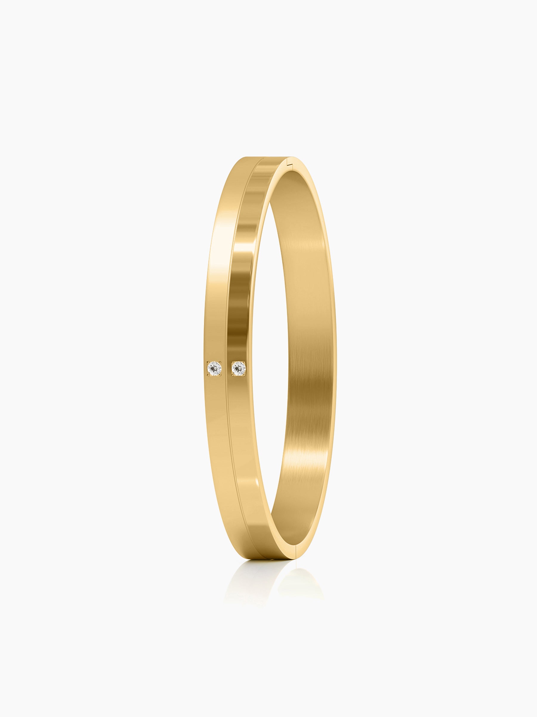 Felipe 18K Gold Plated Men's Kada Gold