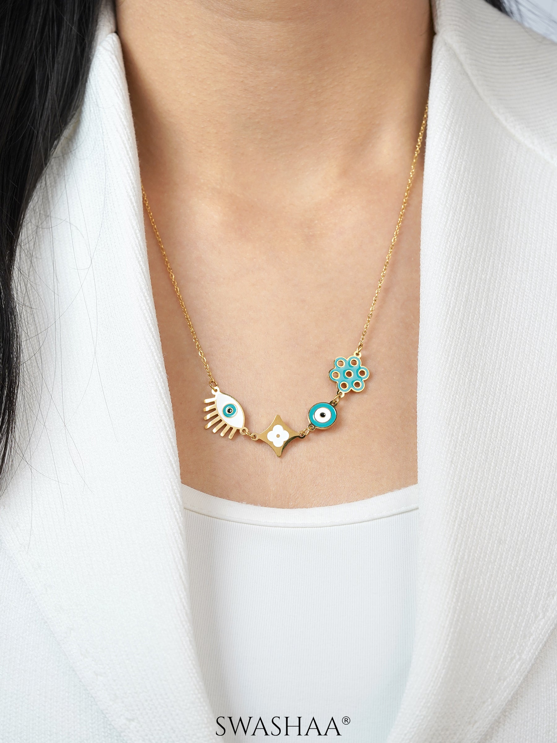 Finno Charms 18K Gold Plated Necklace