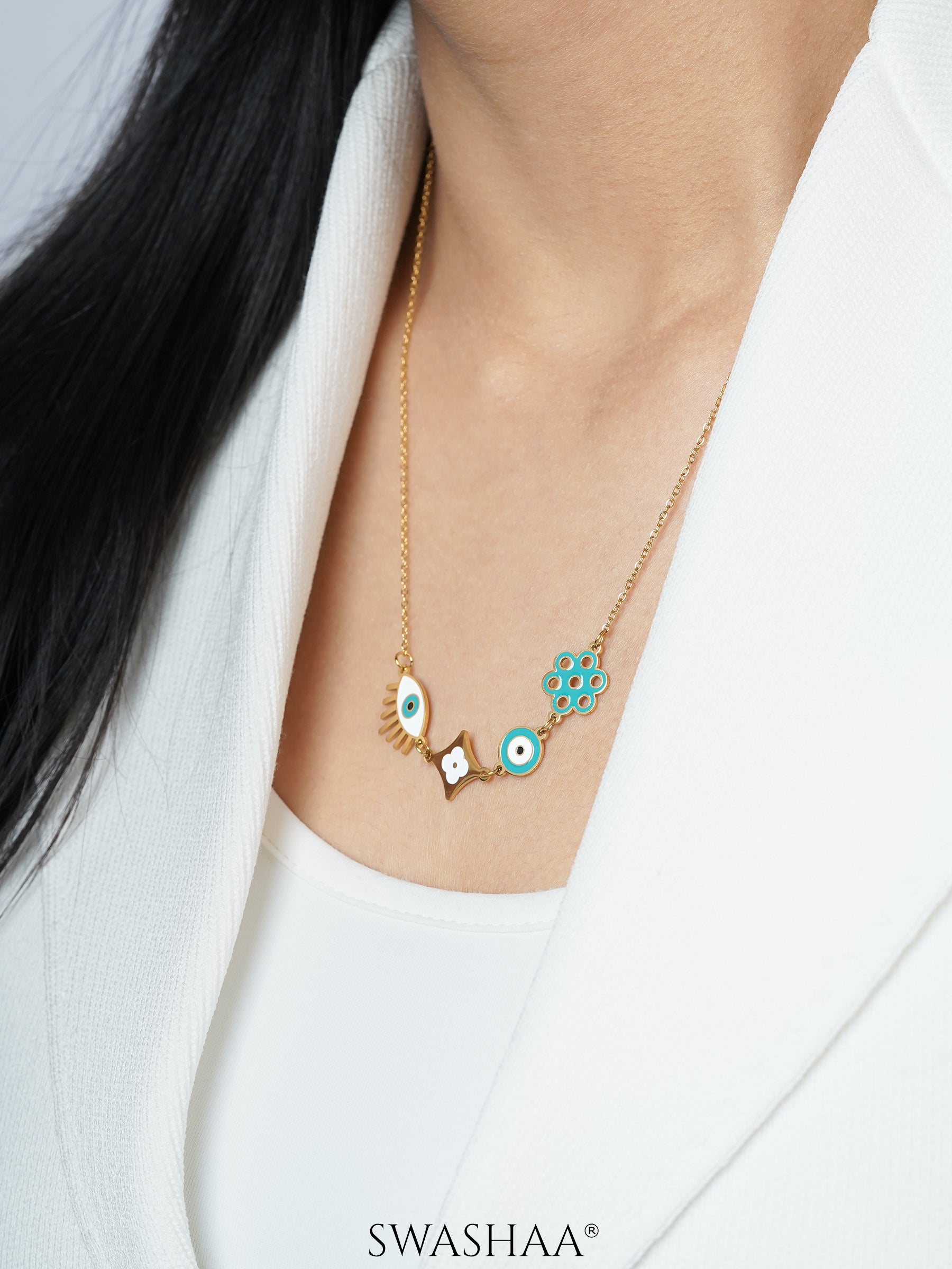 Finno Charms 18K Gold Plated Necklace