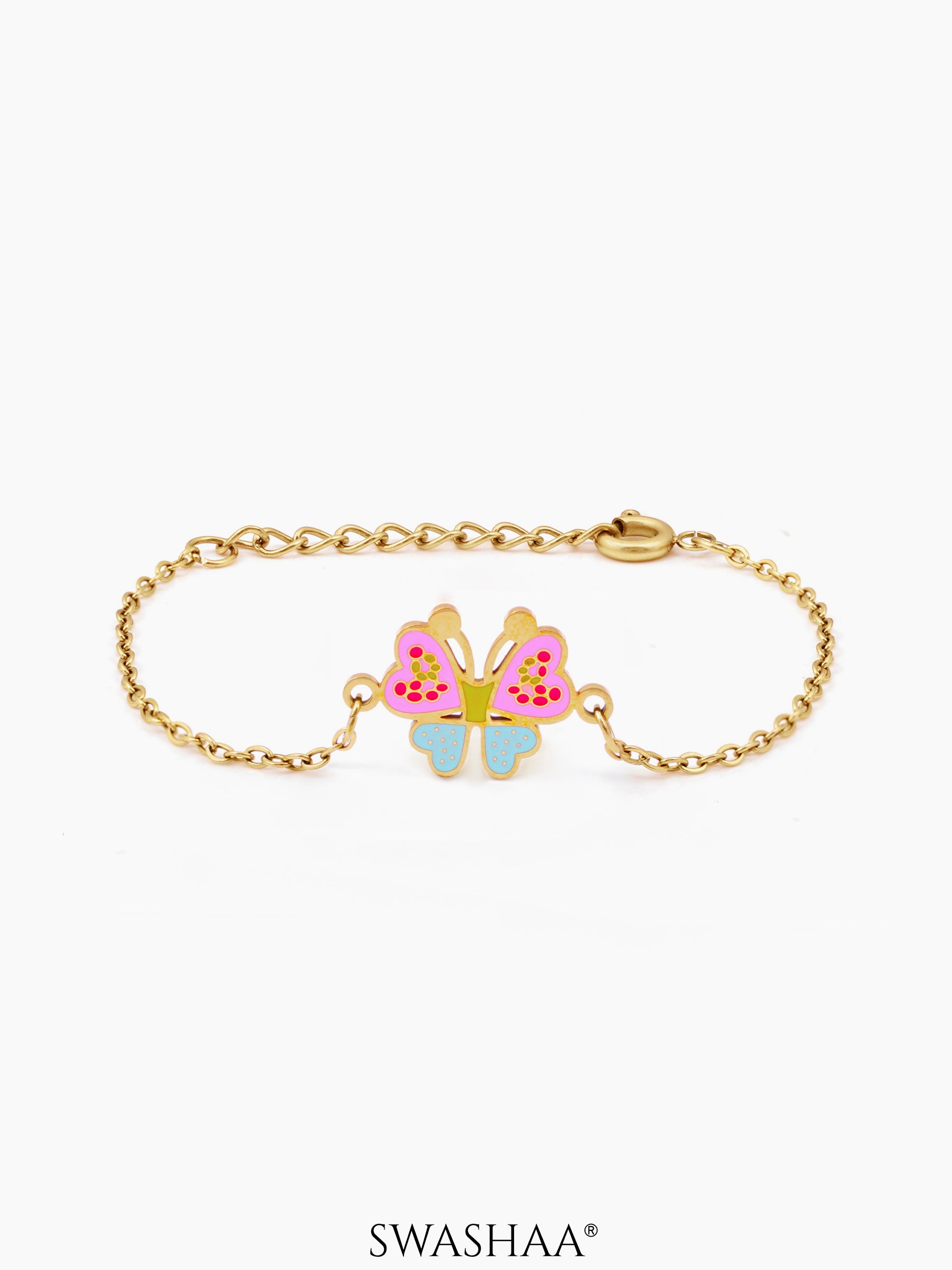 Floaty Butterfly 18K Gold Plated Kid's Bracelet
