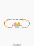 Floaty Butterfly 18K Gold Plated Kid's Bracelet Gold