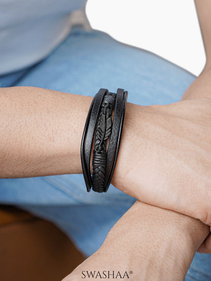 Floki Men's Leather Bracelet