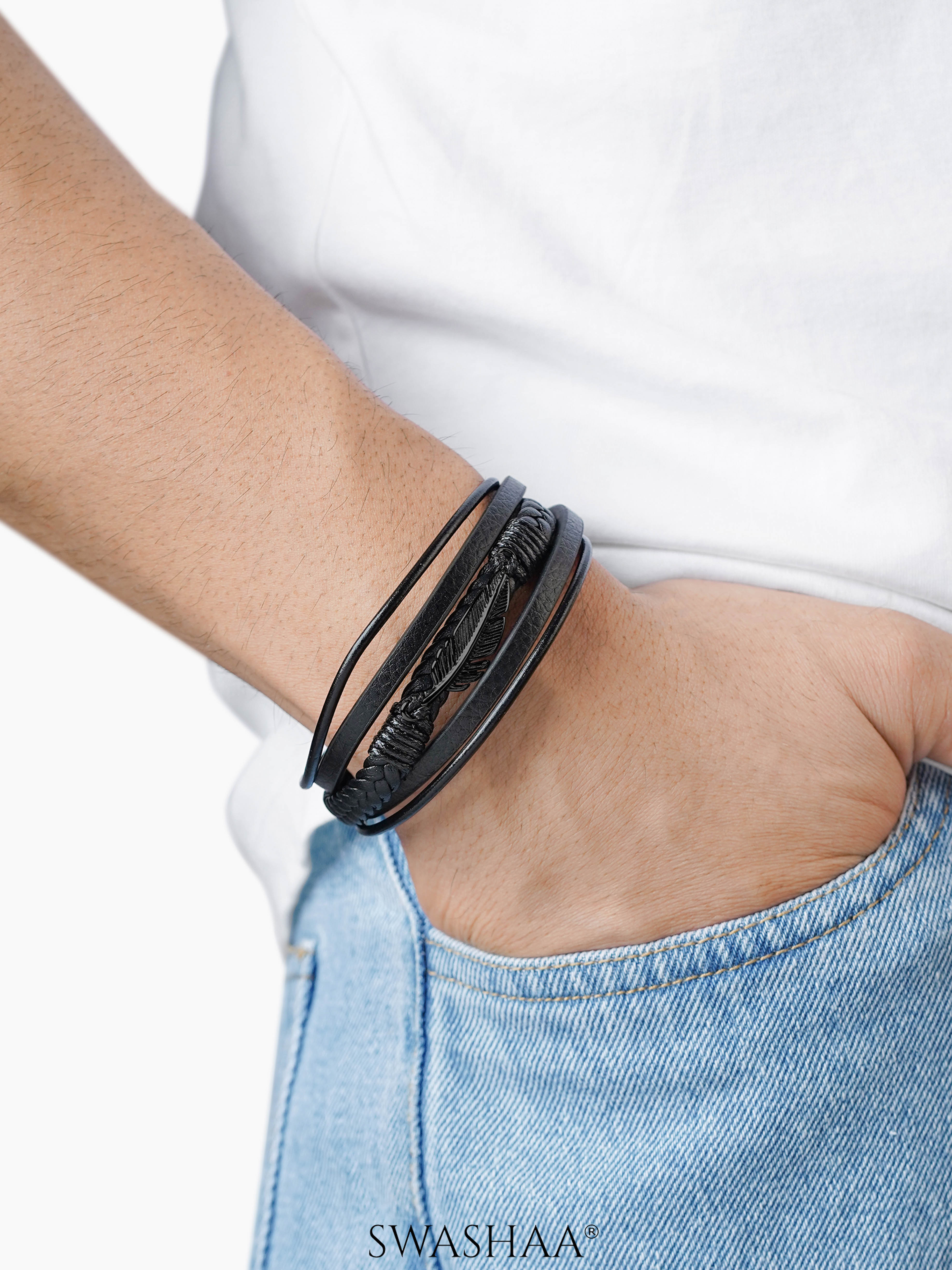 Floki Men's Leather Bracelet