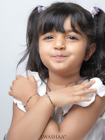 Flutter Grace 18K Gold Plated Kid's Nazariya Bracelet