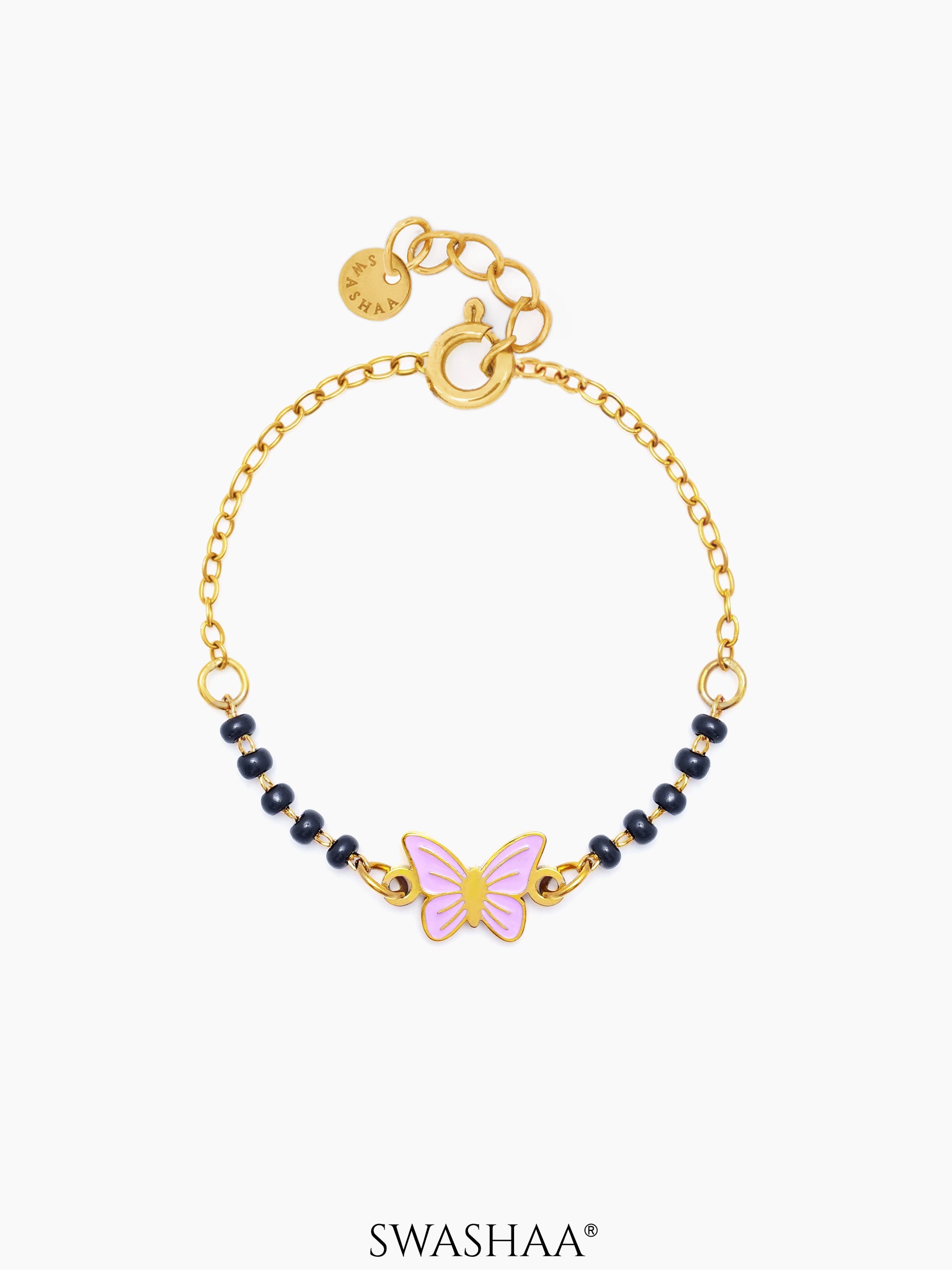 Flutter Grace 18K Gold Plated Kid's Nazariya Bracelet