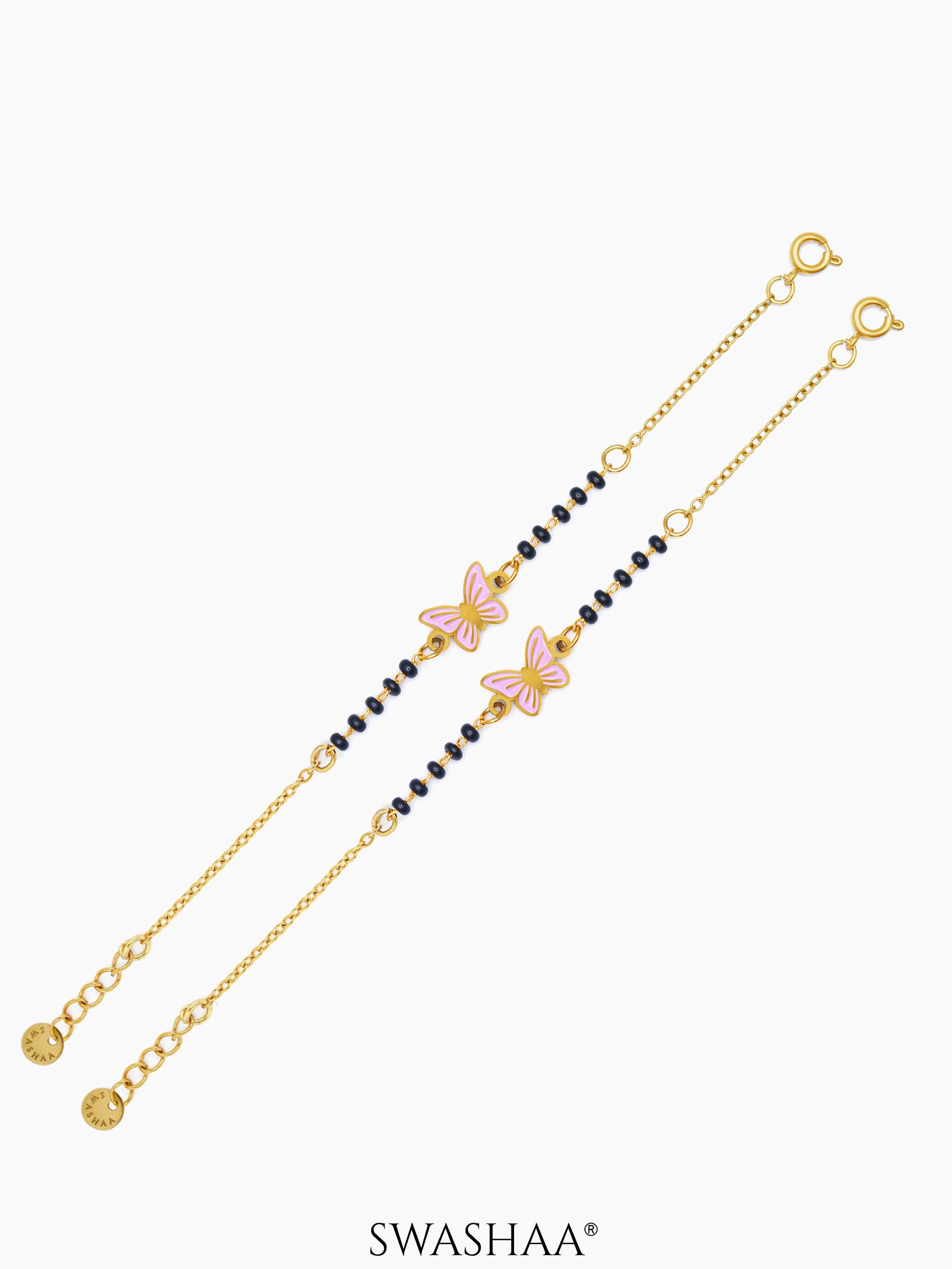 Flutter Grace 18K Gold Plated Kid's Nazariya Bracelet