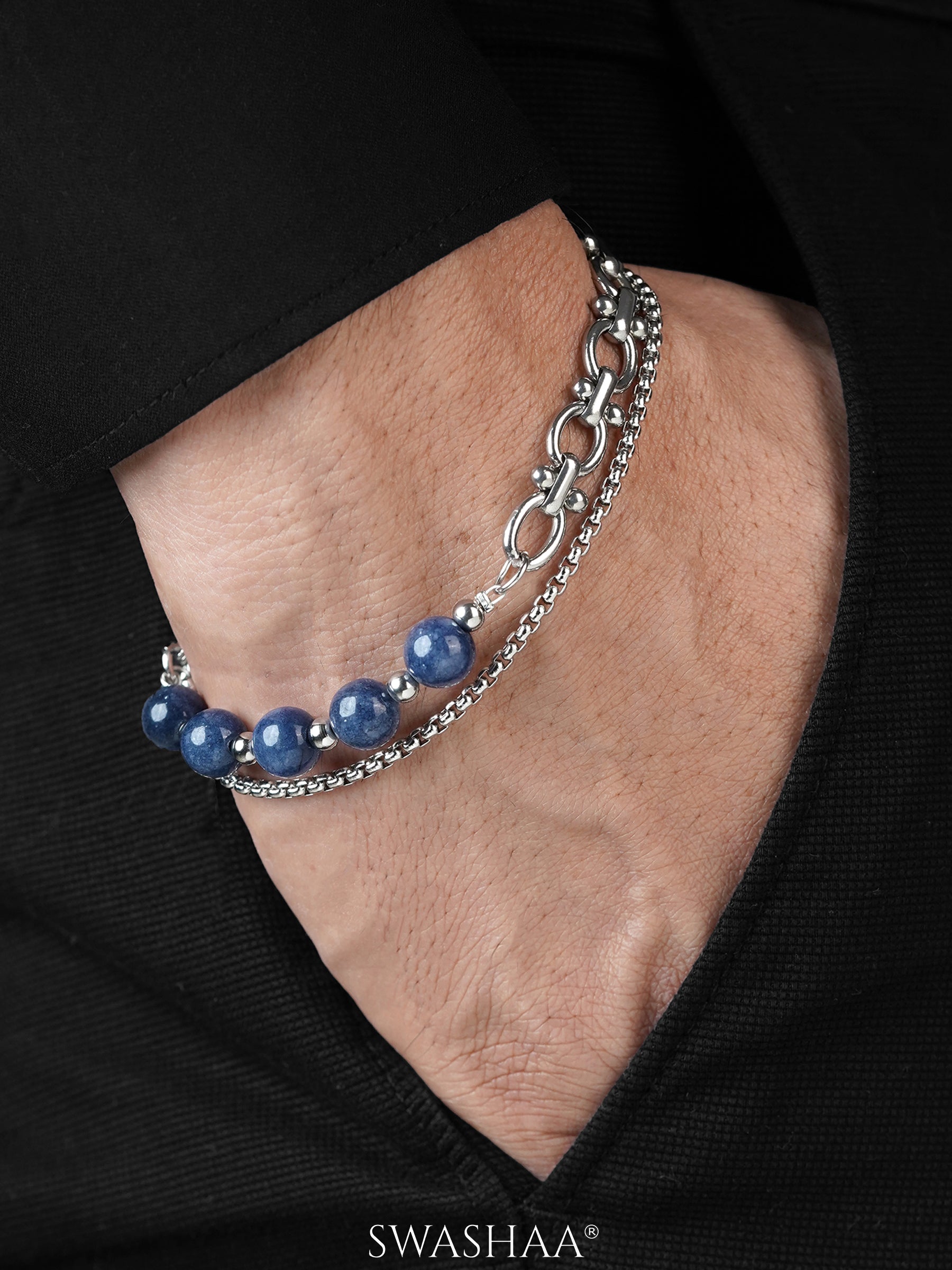 Franso Men's Beaded Bracelet