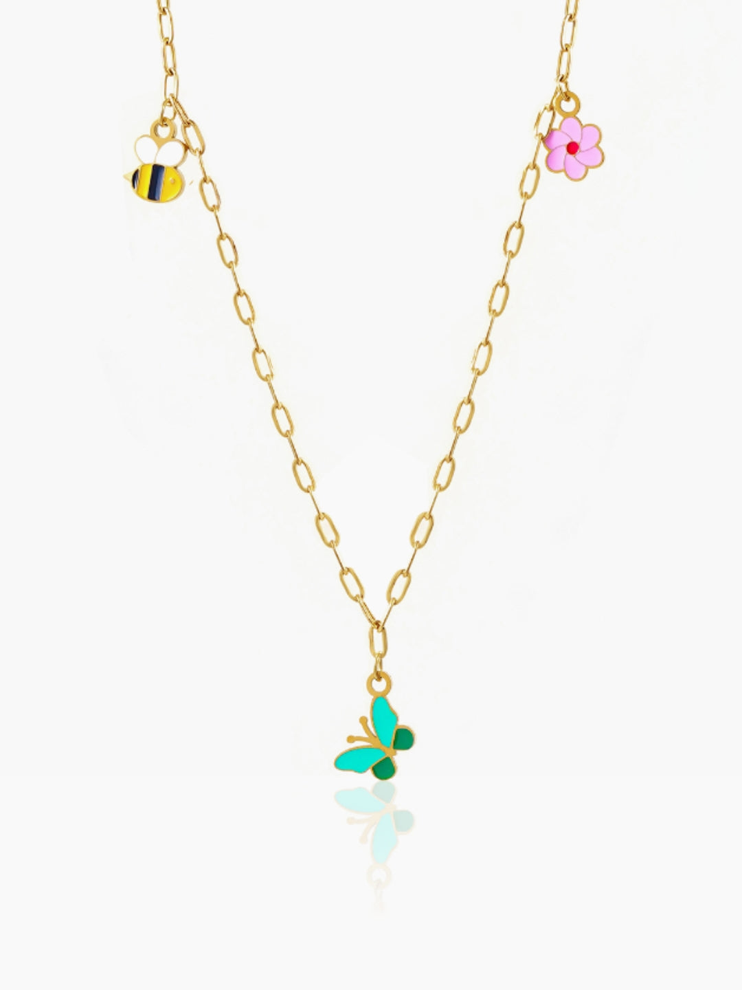 Fury Charms 18K Gold Plated Kid's Necklace Gold