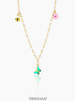 Fury Charms 18K Gold Plated Kid's Necklace Gold