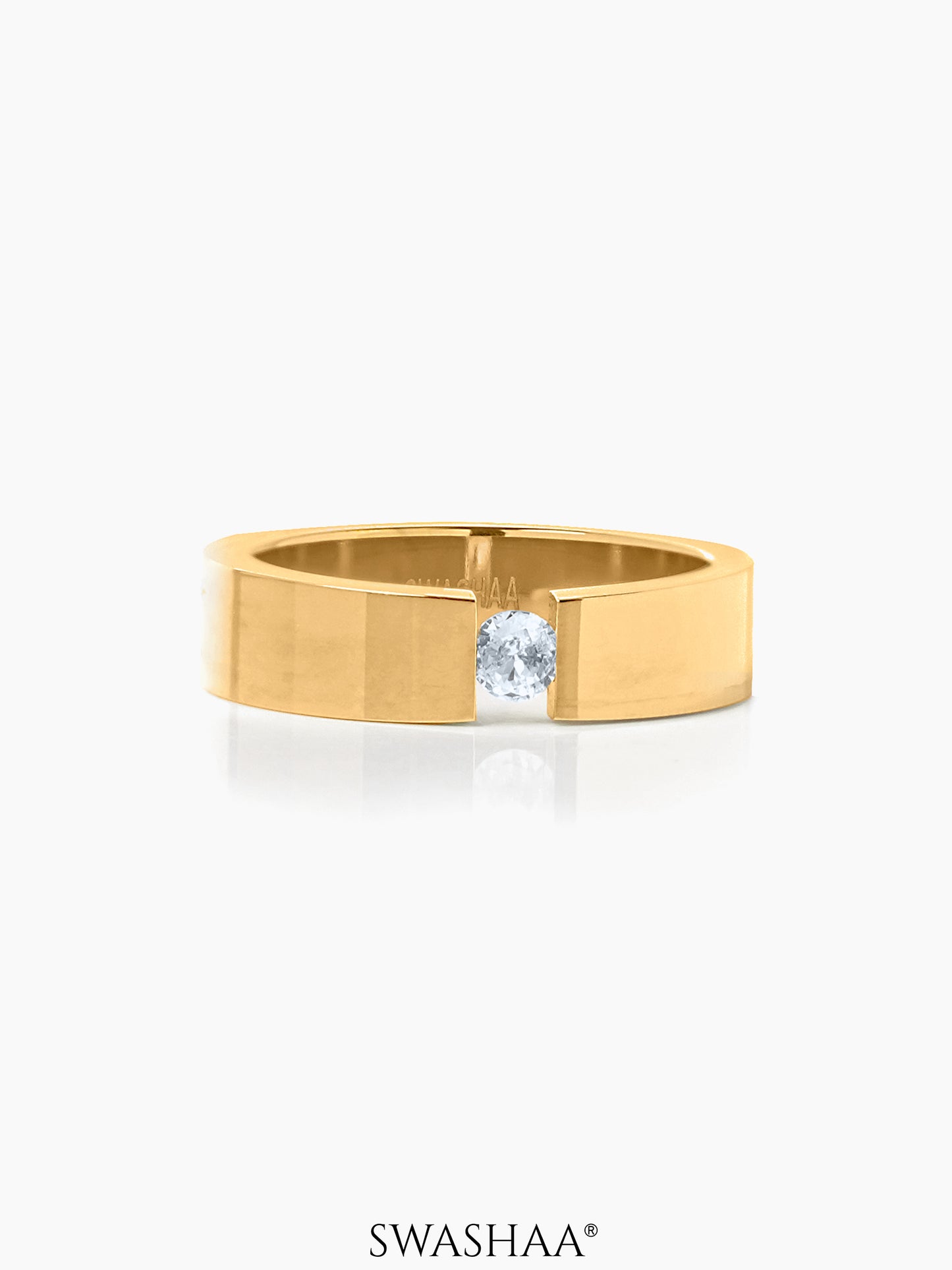 Gaios 18K Gold Plated Men's Ring