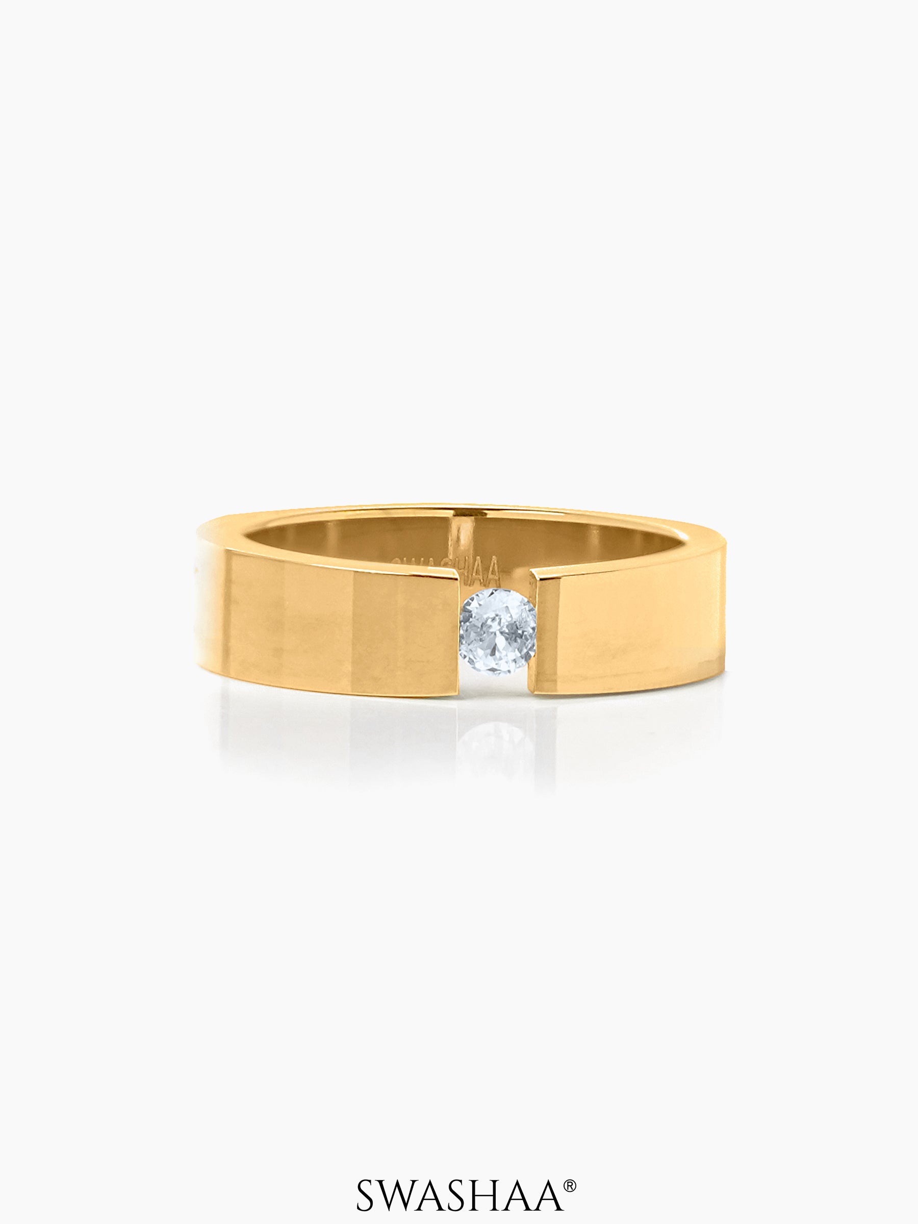 Gaios 18K Gold Plated Men's Ring