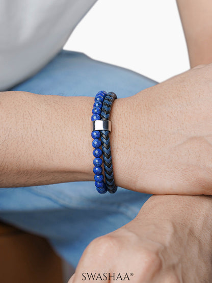 Galleo Men's Leather Bracelet