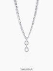 Gazian Men's Chain Pendant Silver