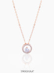 Gemma Rosegold Plated Necklace Rosegold