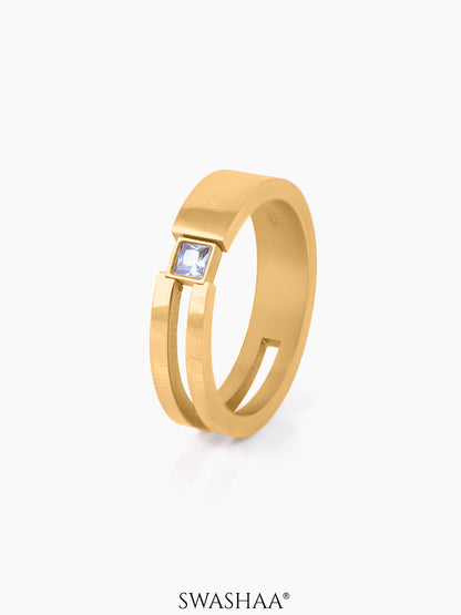 Geraad 18K Gold Plated Men's Ring Gold