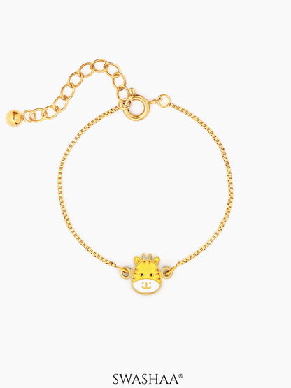 Gigi Giraffe 18K Gold Plated Kid's Bracelet Gold