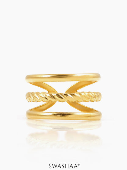 Gigi 18K Gold Plated Ring