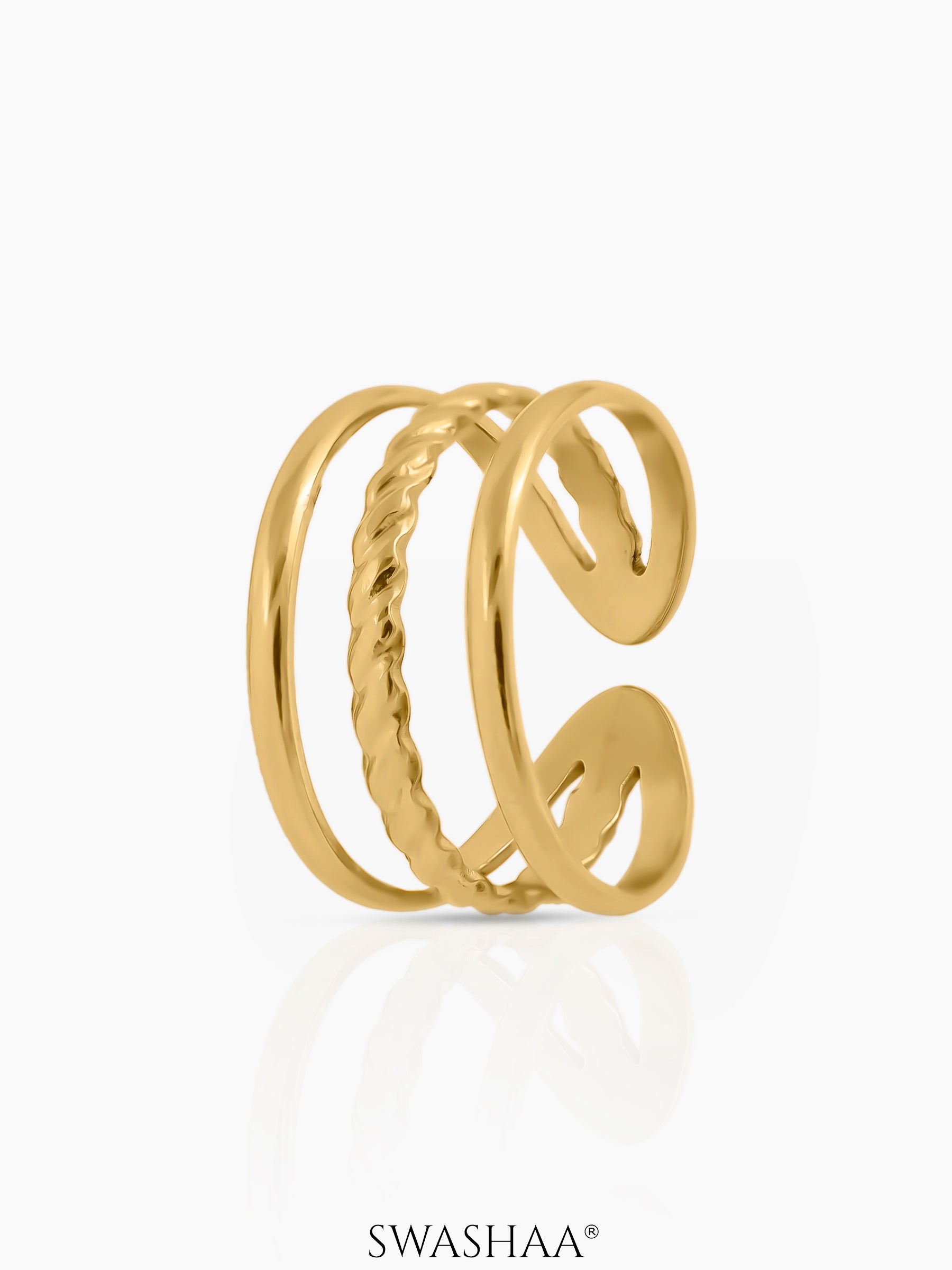 Gigi 18K Gold Plated Ring Gold