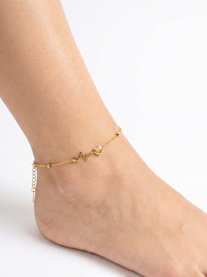 Gilmore 18K Gold Plated Women's Anklet Gold
