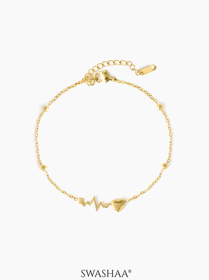 Gilmore 18K Gold Plated Women's Anklet Gold