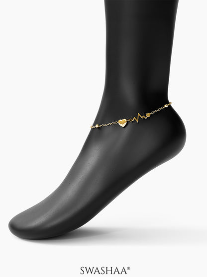 Gilmore 18K Gold Plated Women's Anklet