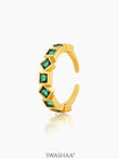 Giselle Emarald 18K Gold Plated Band Ring Gold