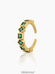 Giselle Emarald 18K Gold Plated Band Ring Gold