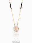 Gleaming Clover Mangalsutra 18K Gold Plated