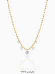 Glimmering Raindrop 18K Gold Plated Necklace Gold