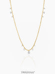 Glimmering Raindrop 18K Gold Plated Necklace Gold