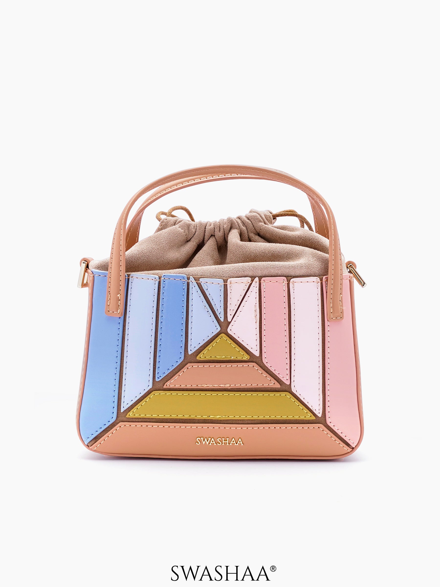 Grace Leather Sling Bag Pastel