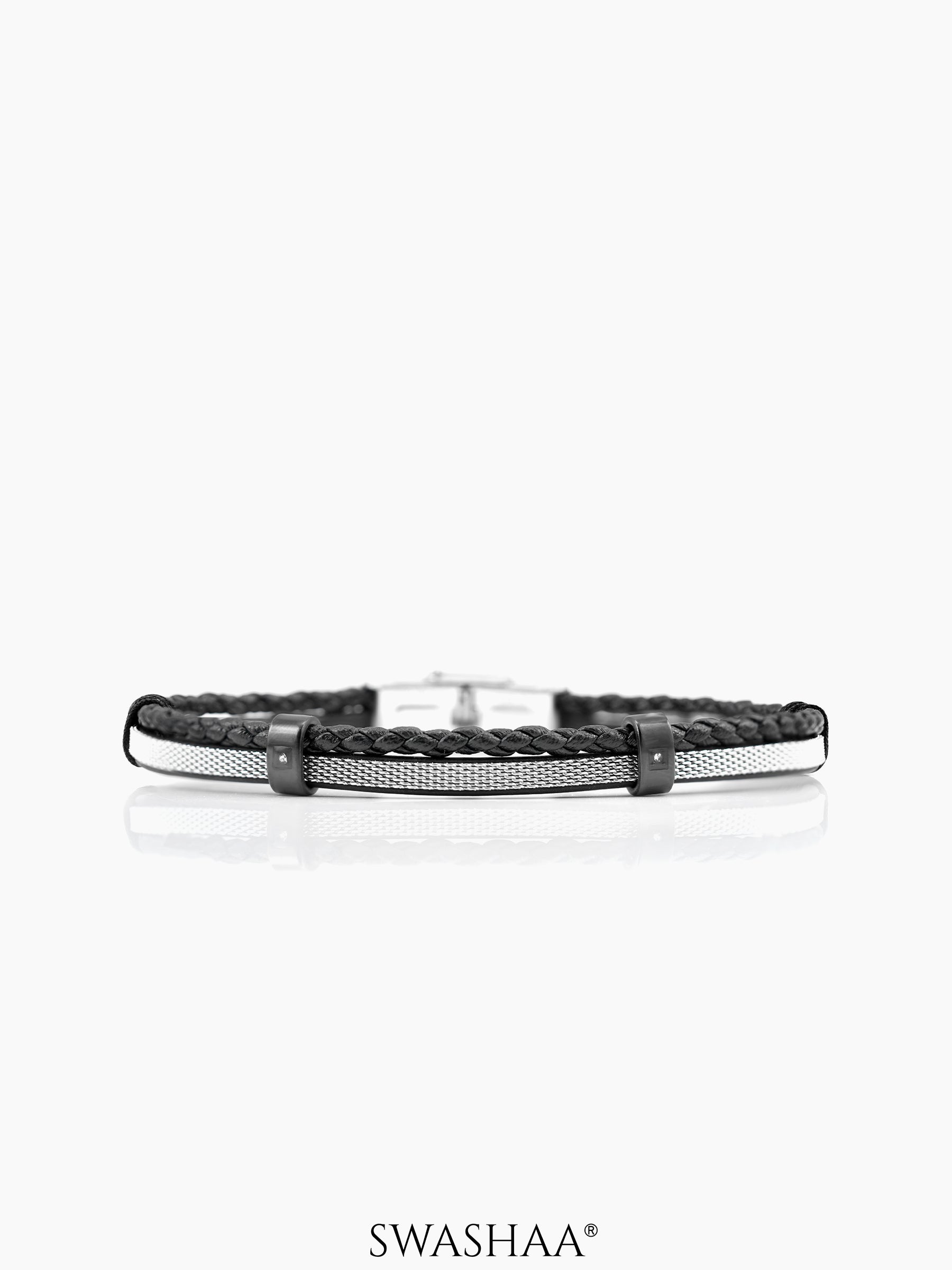 Griffin Men's Leather Bracelet