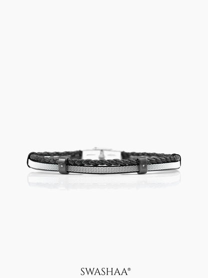 Griffin Men's Leather Bracelet