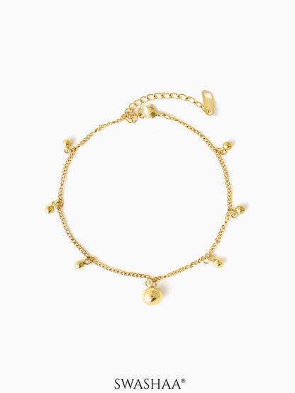 Hail 18K Gold Plated Women's Anklet Gold