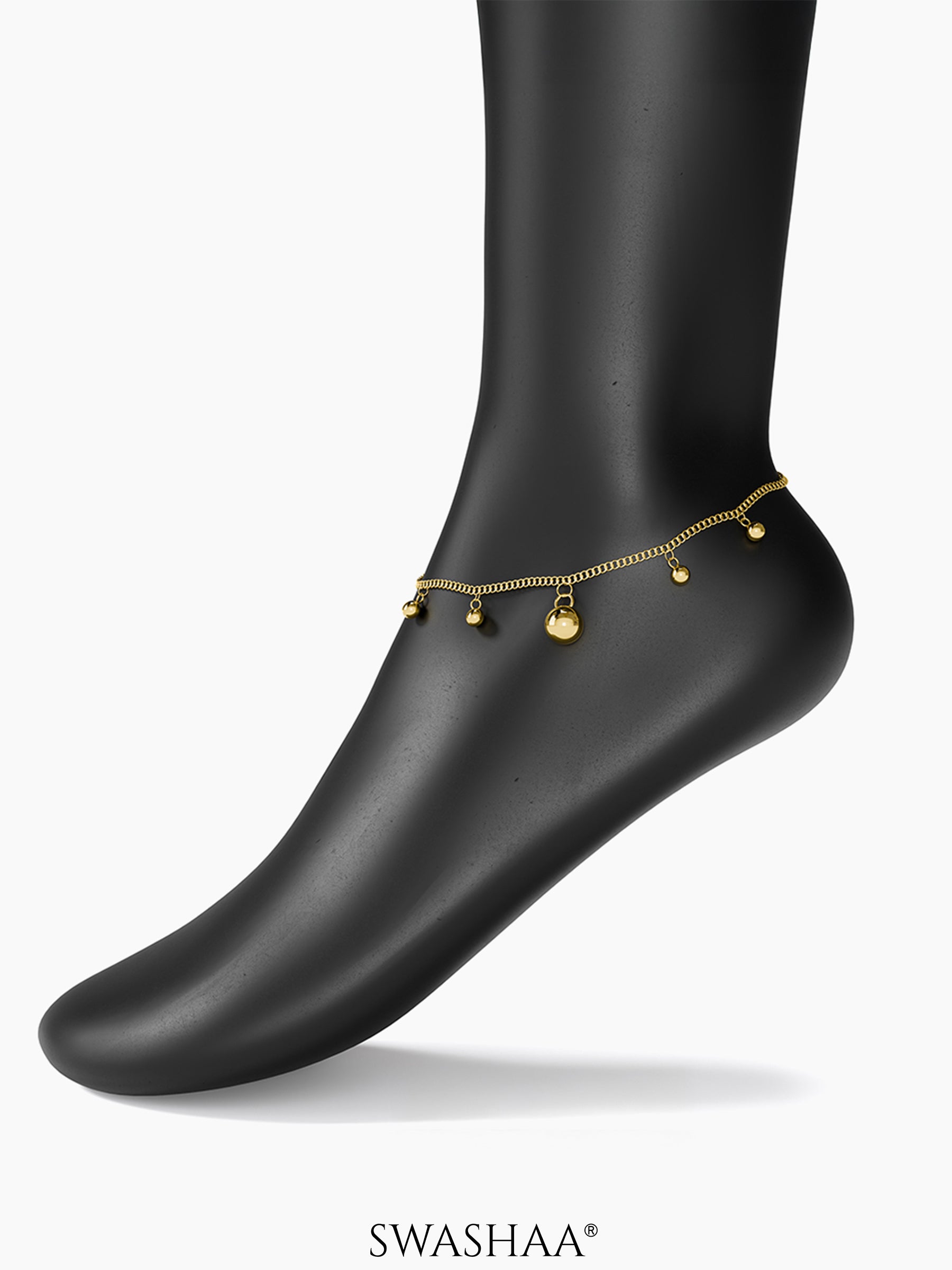 Hail 18K Gold Plated Women's Anklet