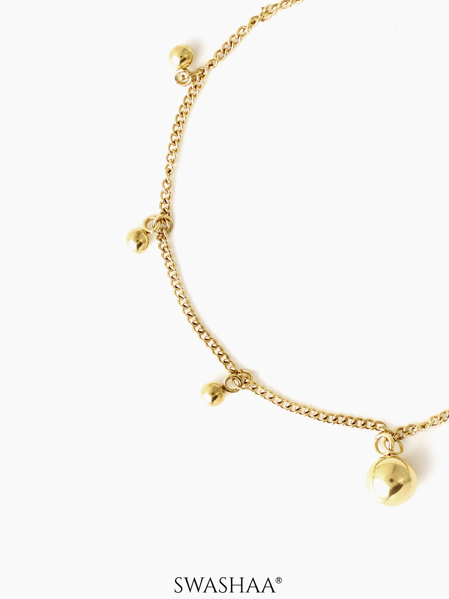 Hail 18K Gold Plated Women's Anklet