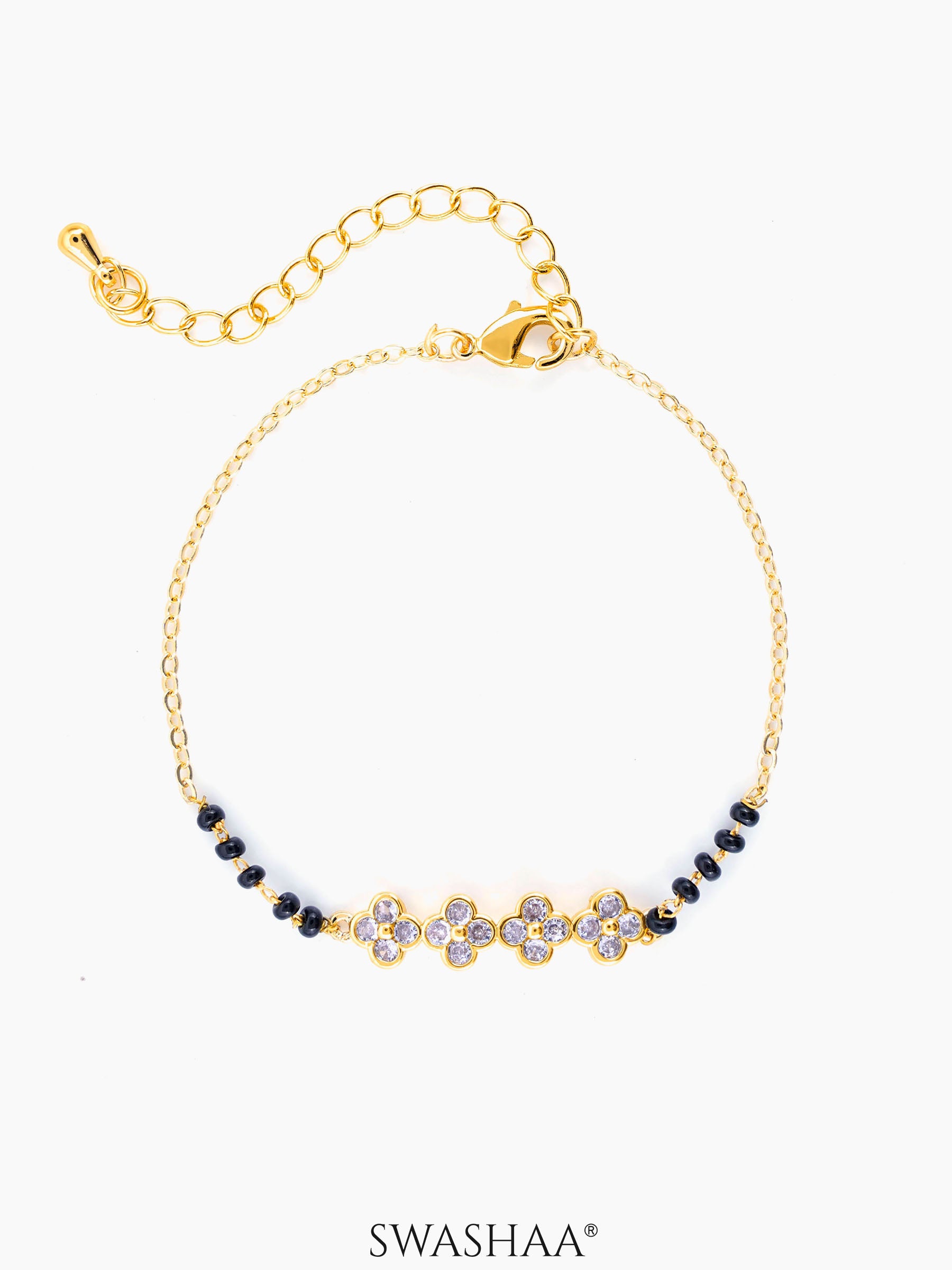 Harini 14K Gold Plated Mangalsutra Bracelet Gold