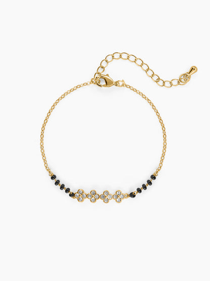 Harini 14K Gold Plated Mangalsutra Bracelet Gold