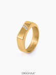 Harward 18K Gold Plated Men's Ring