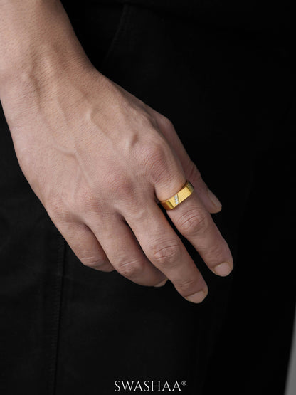 Harward 18K Gold Plated Men's Ring