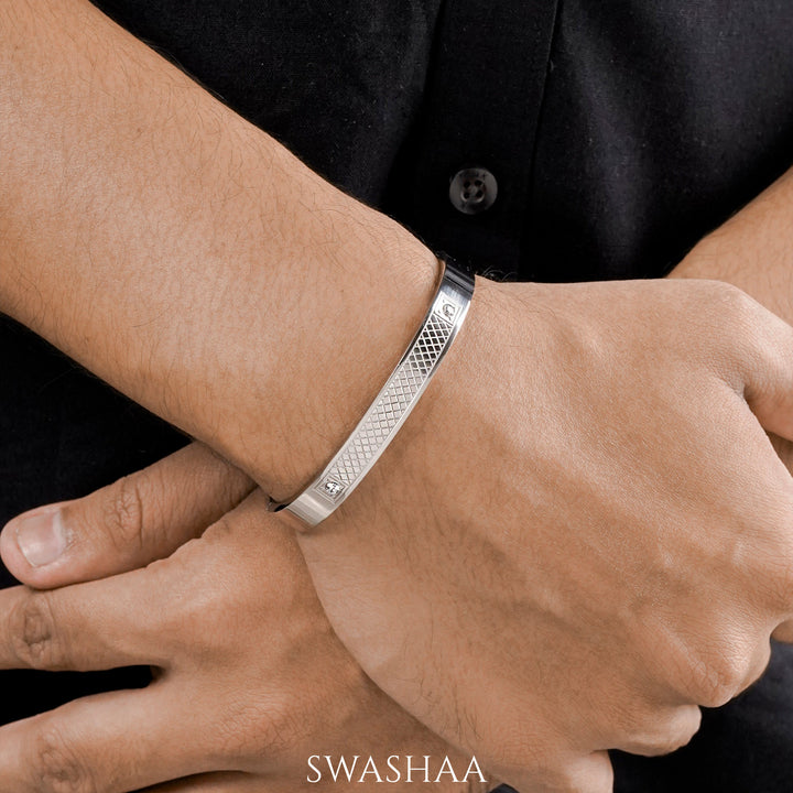 Hector Men's Kada Silver