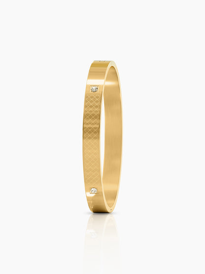 Hector 18K Gold Plated Men's Kada Gold