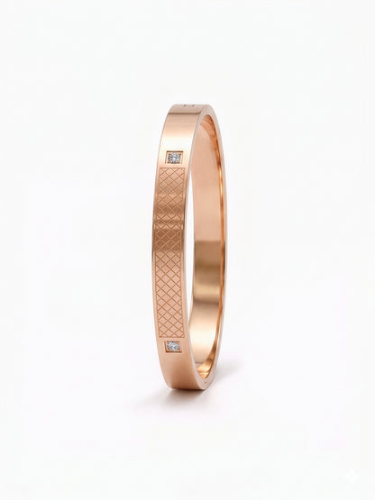 Hector Rosegold Men's Kada Rosegold L