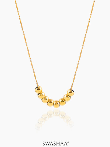 Henaa Beads 18K Gold Plated Necklace Gold