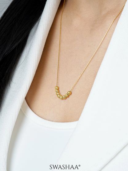 Henaa Beads 18K Gold Plated Necklace