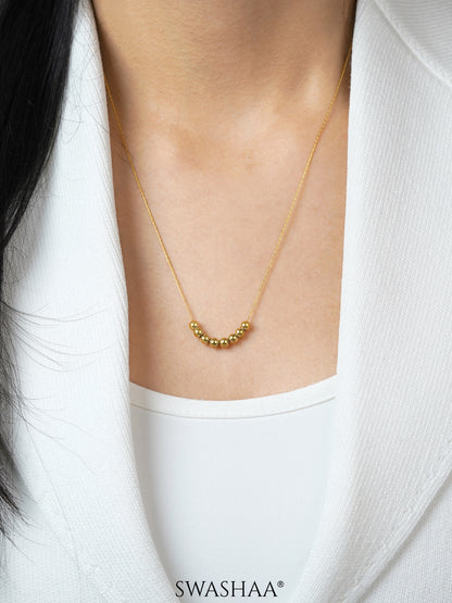 Henaa Beads 18K Gold Plated Necklace