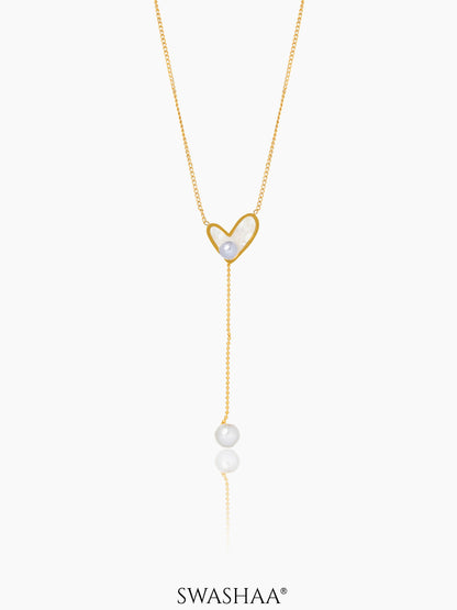 Hestia Heart 18K Gold Plated Necklace Gold