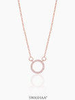 Holo Rosegold Plated Necklace Rose Gold